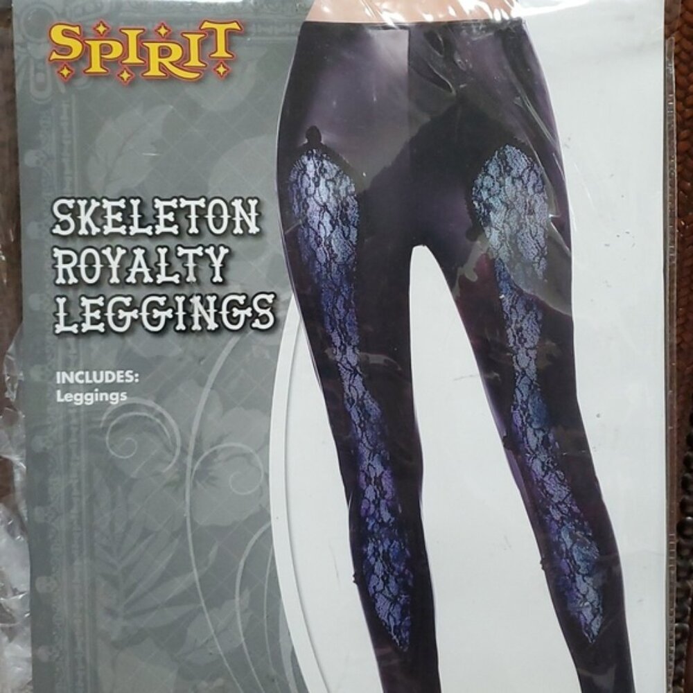 Skeleton royalty leggings
